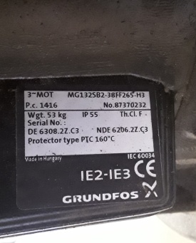 Grundfos pomp TP 100-240/2 A-F-A-BQQE 