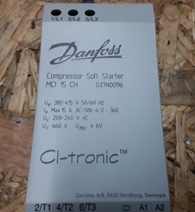 5 xDanfoss soft starter voor compressor MCI 15 CH 