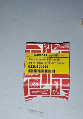 2 x Danfoss soldeerkoppeling FSA 310M 