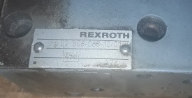 2 x Hydrauliek blok Rexroth IH 02 B06-068-10/01 