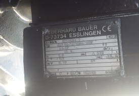 Reductor Bauer 13.5 kw, 9.6 rpm 