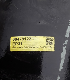 Schuifafsluiter PN16 DN100 GS C25N 