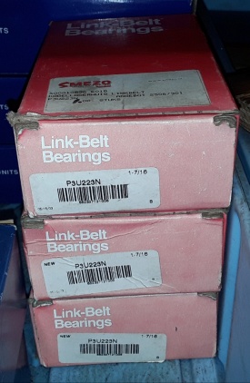 4 x Lagerblok Link-Belt P3U223N (asmaat 1-7/16)