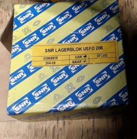 Lagerblok SNR FD206 (asmaat 30 mm)  