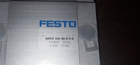 2 x Festo cilinder ADVU-100-40-A-P-A