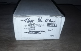 2 x Manometer Wika G1/2B 