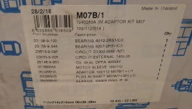 M.Adaptor kit M07 100/112/B14 M07B/1 