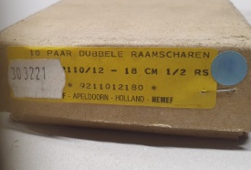 3 x Dubbele raamscharen 2110/12-18 cm 