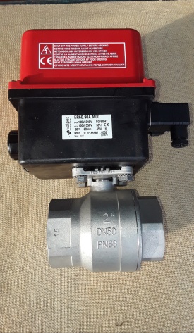 Kogelafsluiter met actuator DN50 PN63 2" 