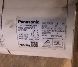 Servomotor Panasonic MSM042A2UE 