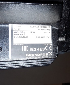 Grundfos pomp CRN10-03 A-P-G-E-HQQE 