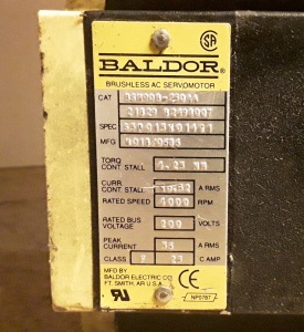 Servomotor Baldor BSM90B-250AA 