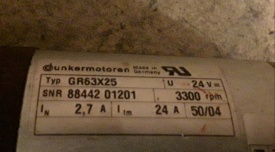 Servomotor GR63X25