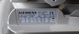 Elektromotor Siemens 0.75 kw, 1.440 rpm 