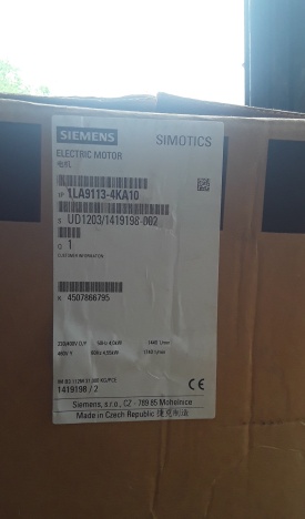 Elektromotor Siemens 4 kw, 1.440 rpm 