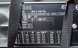 Elektromotor Siemens 11 kw, 2.955 rpm 