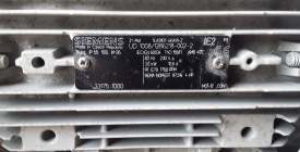 Elektromotor Siemens 3 kw, 1.750 rpm 