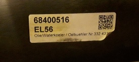 Olie-waterkoeler KM 9-02.32-2 