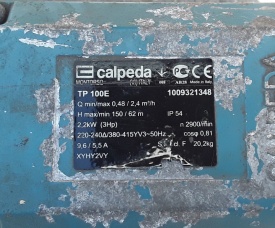 Calpeda peripheralpomp TP 100E 