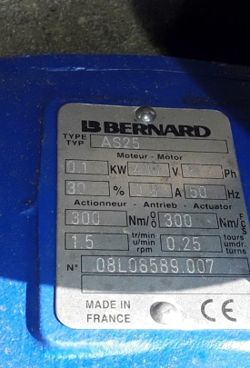 Actuator Bernard AS25 