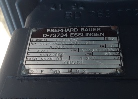 Reductor Bauer 0.28/2.8 kw, 4/41 rpm !