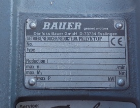 Gearbox Bauer CFG1-176-SN 