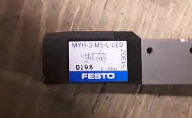 7 x Festo magneetventiel MYH-3-M5-L-LED 