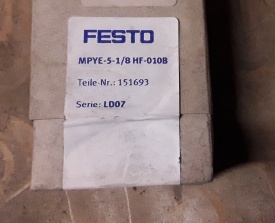 5 x Festo wegventiel MPYE-5-1/8-HF-010B 