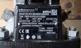 Grundfospomp CRN3-6 A-FGJ-A-V-HQQV 