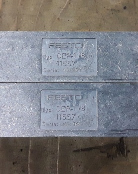 2 x Festo bevestiging CEP-1/8 11557