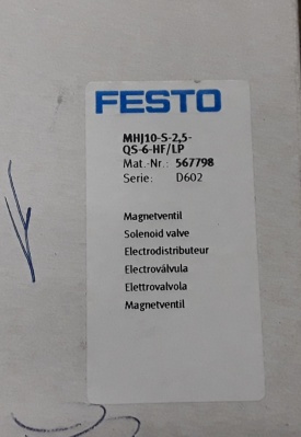 Festo ventiel MHJ10-S-2,5-QS-6-HF 