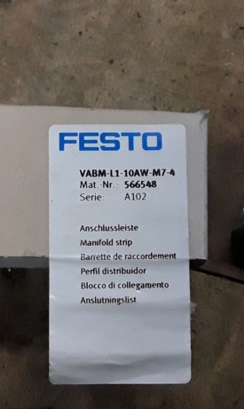 Festo aansluitstrip VABM-L1-10AW-M7-4 