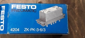 6 x Festo ZK-PK-3-6/3 