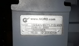 Reductor Nord 0.25 kw, 92 rpm 