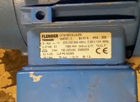 Reductor Flender 0.37 kw, 76 rpm 