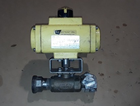 Kogelafsluiter met actuator A0040U