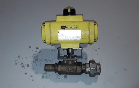 Kogelafsluiter met actuator A0040U