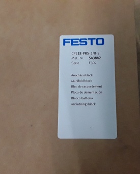 Festo aansluitblok CPE18-PRS-3/8-5 