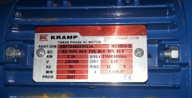 Reductor 0.25 kw, 23 rpm 