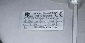 Ventilator HF-FRv110+/4/C/EX 