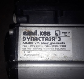 Vlinderklep met actuator Emri-ksb R1130-F 