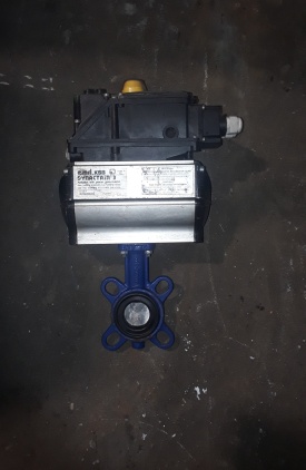 Vlinderklep met actuator Emri-ksb R1130-F 