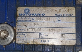 Reductor Motovario 0.55 kw, 92 rpm !