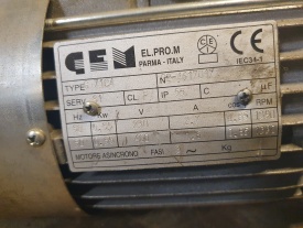 Reductor Motovario 0.55 kw, 139 rpm 