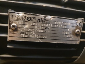 Reductor Rotor 0.37 kw, 54 rpm 