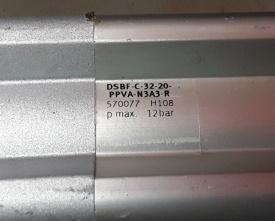 2 x Festo DSBF-C-32-20-PPVA-N3A3-R