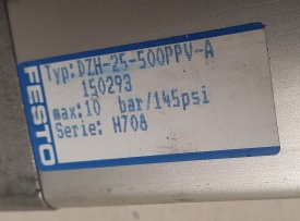 4 x  Festo DZH-25-500-PPV-A