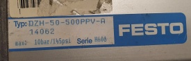 4 x  Festo DZH-25-500-PPV-A