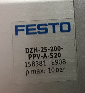 Festo DZH-25-200-PPV-A-S20 