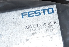 2 x Festo ADVC-16-10-I-P-A 